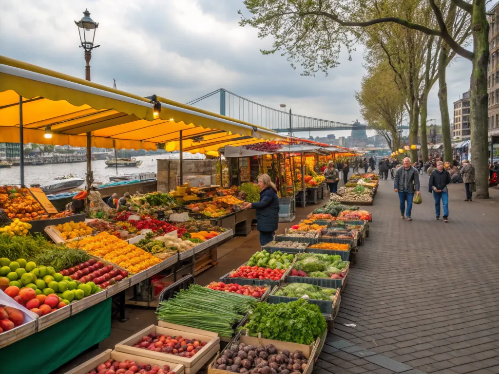 Amsterdam Noord biologische markt