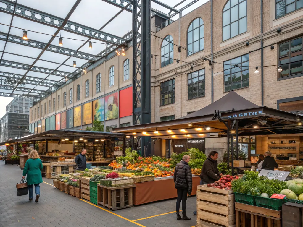 Rotterdam Fenix Food Factory biologische markt