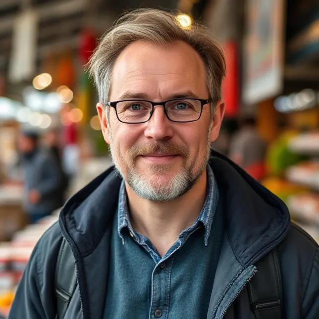 Portretfoto van gids Jeroen